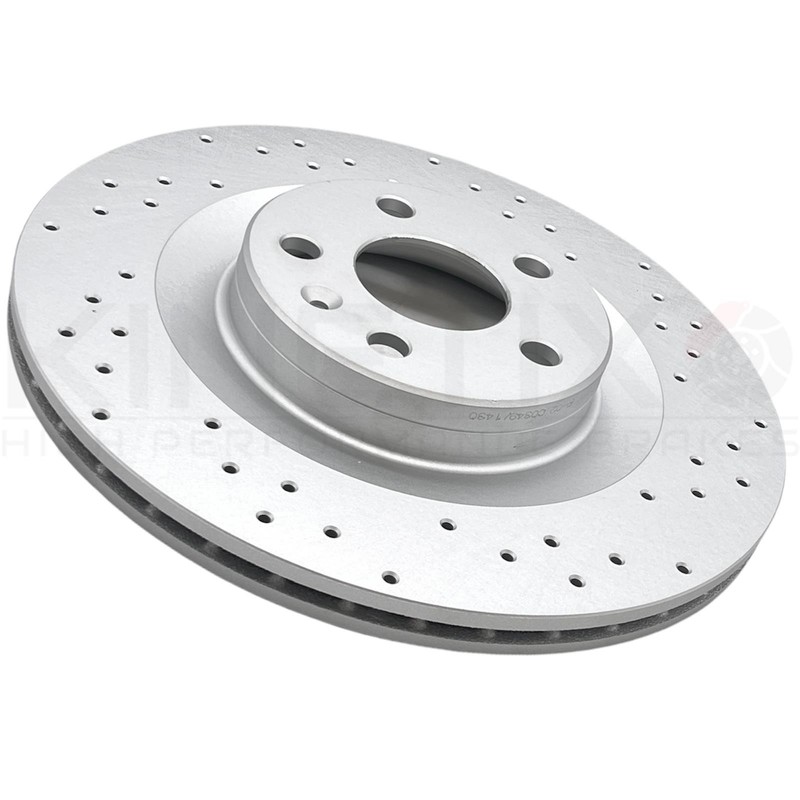 FOR VOLVO S60 S90 V60 V90 XC40 XC60 XC90 DRILLED FRONT REAR BRAKE DISCS 345/320 gallery