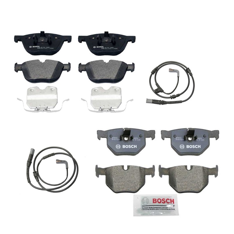 Bosch Front and Rear Disc Brake Pad Kit For BMW E70 E71 X5 X6 4.8i 3.0si