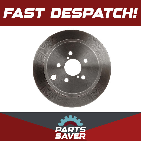 2x Brake Discs Pair Solid fits SUBARU IMPREZA GR 1.5 Rear 07 to 11 EJ154 286mm