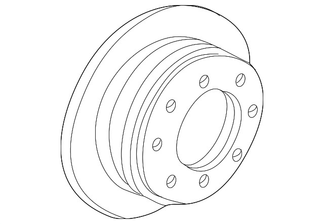 Genuine Acura Disk Rear Brake Drum In 42510-SEP-A00
