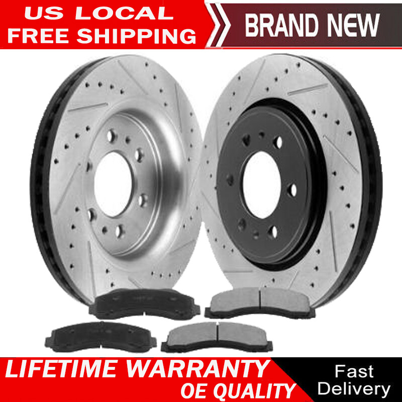 Front Disc Brake Rotors and Pads for Lincoln Navigator Ford F-150 Expedition