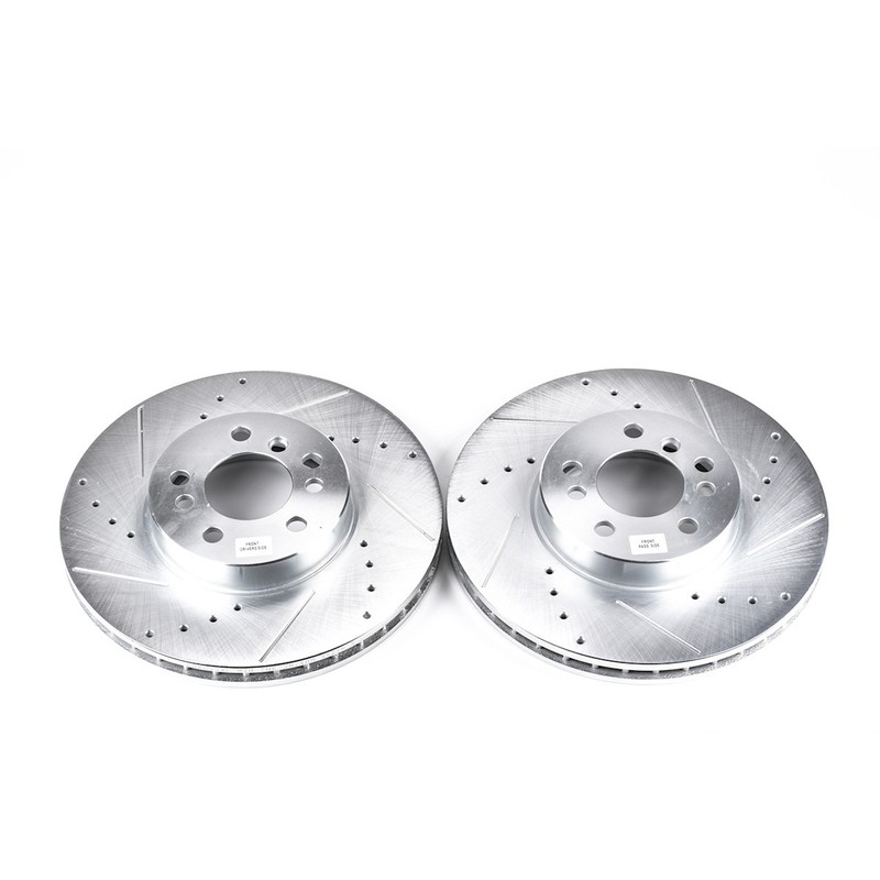EBR632XPR Powerstop 2-Wheel Set Brake Discs Front for E53 X5 Series BMW 00-06
