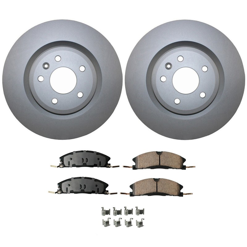Front Brake Kit 325mm Disc Rotors Akebono Ceramic Pads For Ford Explorer Taurus gallery