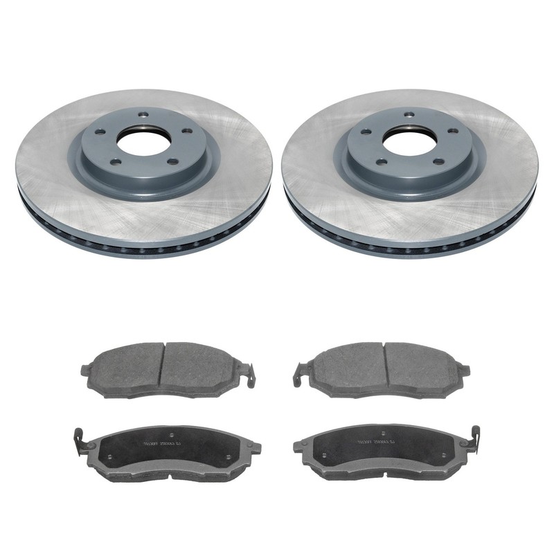 DuraGo Front Rotors Wagner ThermoQuiet Ceramic Brake Pads Kit For EX35 EX37 Q40