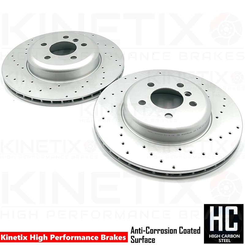 FOR BMW 430d 435d 435i 440i F32 F33 F36 REAR BRAKE DISCS BREMBO PADS WIRE 345mm gallery