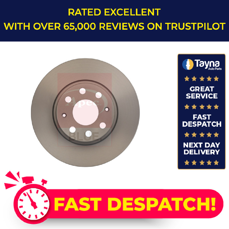 2x Brake Discs Pair Solid fits VAUXHALL CORSA D 1.0 Front 06 to 14 257mm Set New