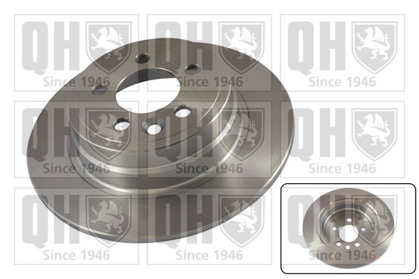 2x Brake Discs Pair Solid Rear 280mm BDC5220 Quinton Hazell Set GBD90847 Quality gallery