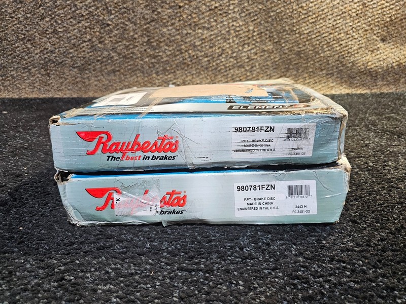 (QTY 2) Raybestos 980781FZN Disc Brake Rotor Coated fits 2009-2018 Toyota RAV4 gallery