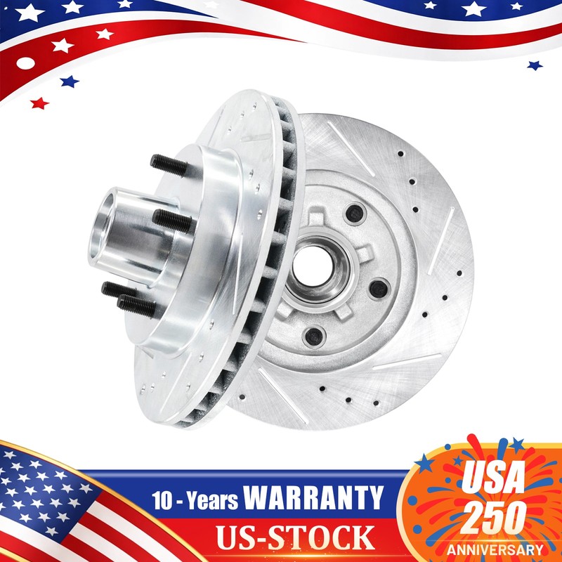 10.51 inch Front Drilled Brake Rotors for Chevy S10 Blazer GMC S15 Jimmy Sonoma