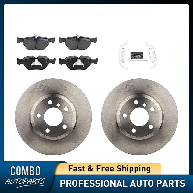 Front Disc Brake Pad Set Disc Brake Rotor fits BMW X3 2004-2010