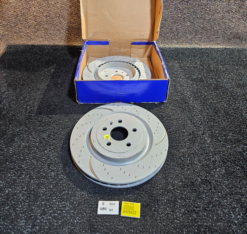 (QTY 2) EBC Brakes GD7519 Brake Rotor Right Side For Cadillac CTS 09-2014 gallery