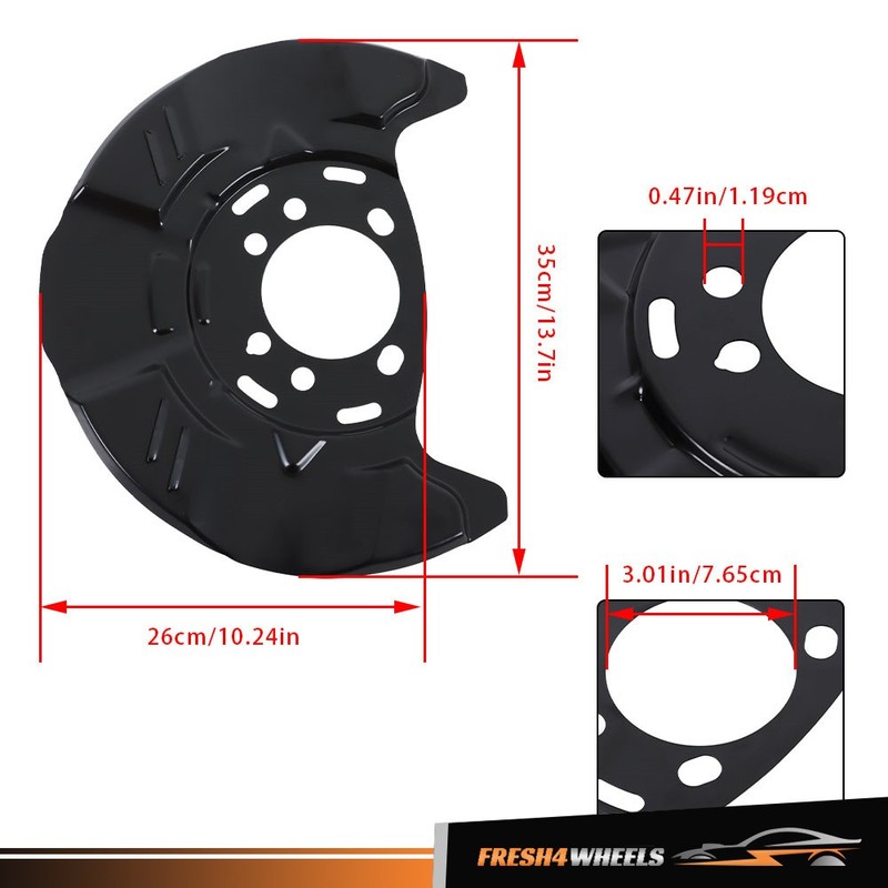 Front Brake Backing Panel Dust Shield 26290AG000 For 2008-2018 Subaru Forester gallery