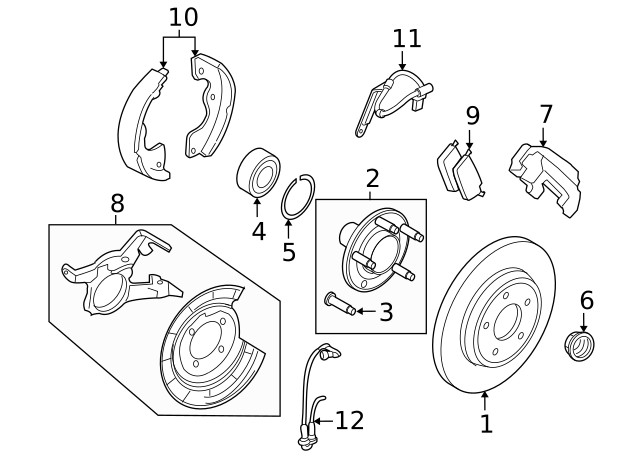 Genuine Ford Rotor Assembly - Brake 5U2Z-1V125-Z gallery