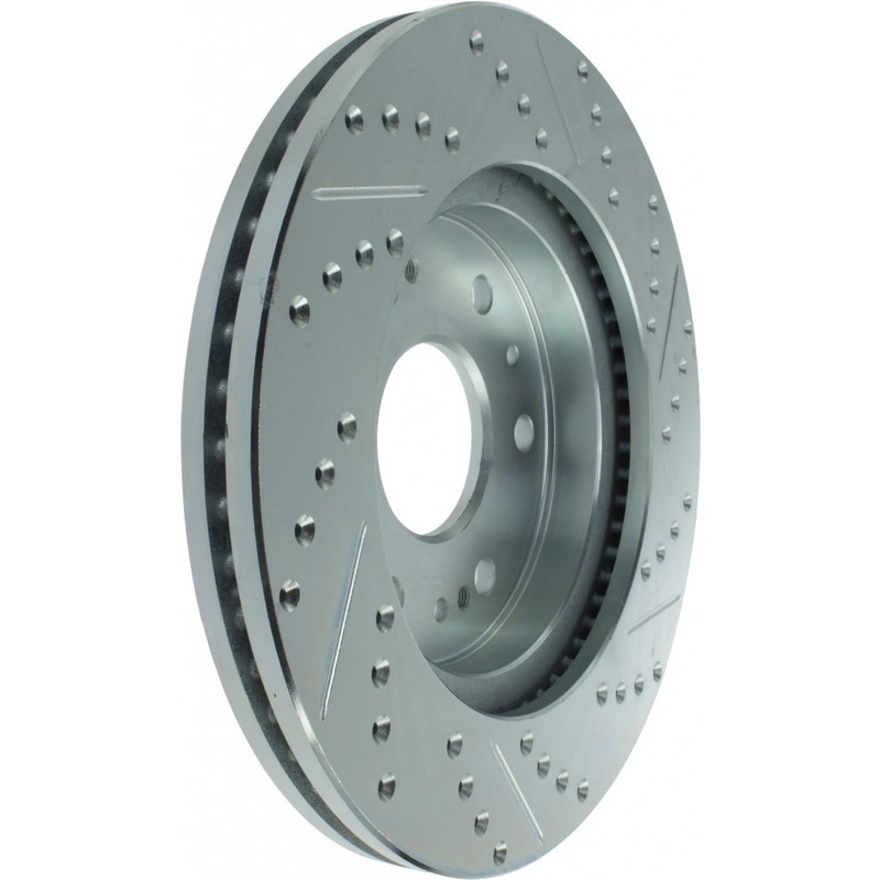 StopTech For Chevy Suburban 2015-2020 Front Passenger Side Brake Rotor Slotted gallery