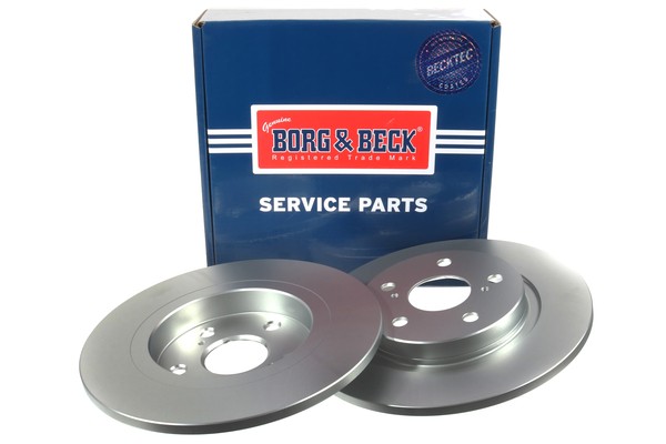 2x Brake Discs Pair Solid Rear 290mm BBD4747 Borg & Beck Set 4243105070 VBD4340 gallery
