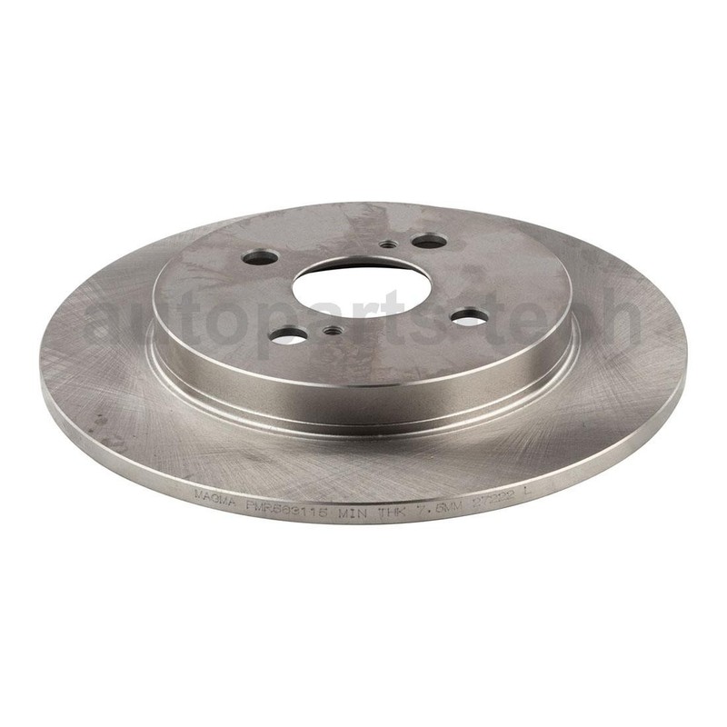 Brake Pad Brake Rotor Rear Fits 2012 2013 2014 2015 2016 2017 2018 Toyota Yaris gallery