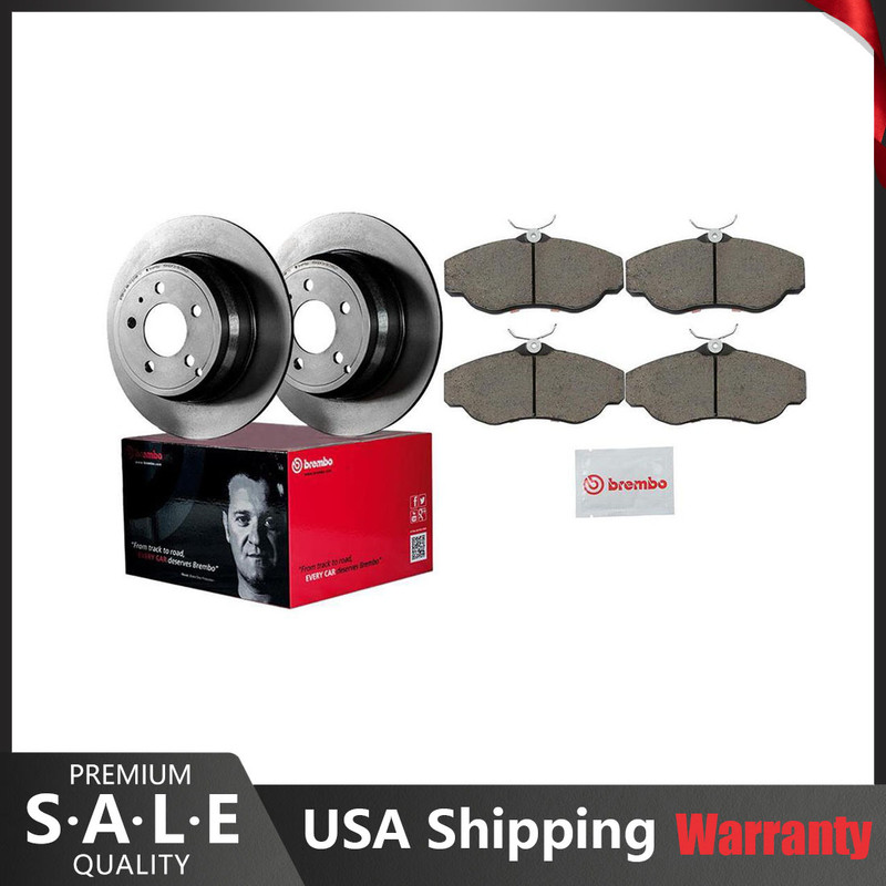 Brembo Front Brake Kit Ceramic Pads Disc Rotors for Land Rover Discovery 99-04