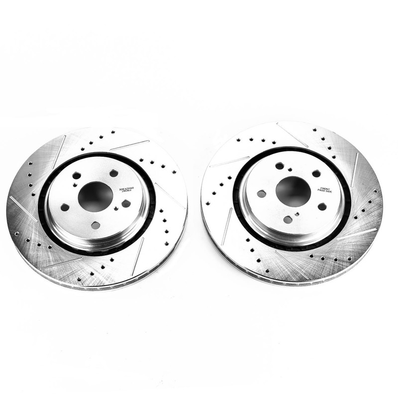 Power Stop for 16-19 Lexus RX350 Front Evolution Drilled & Slotted Rotors – Pair