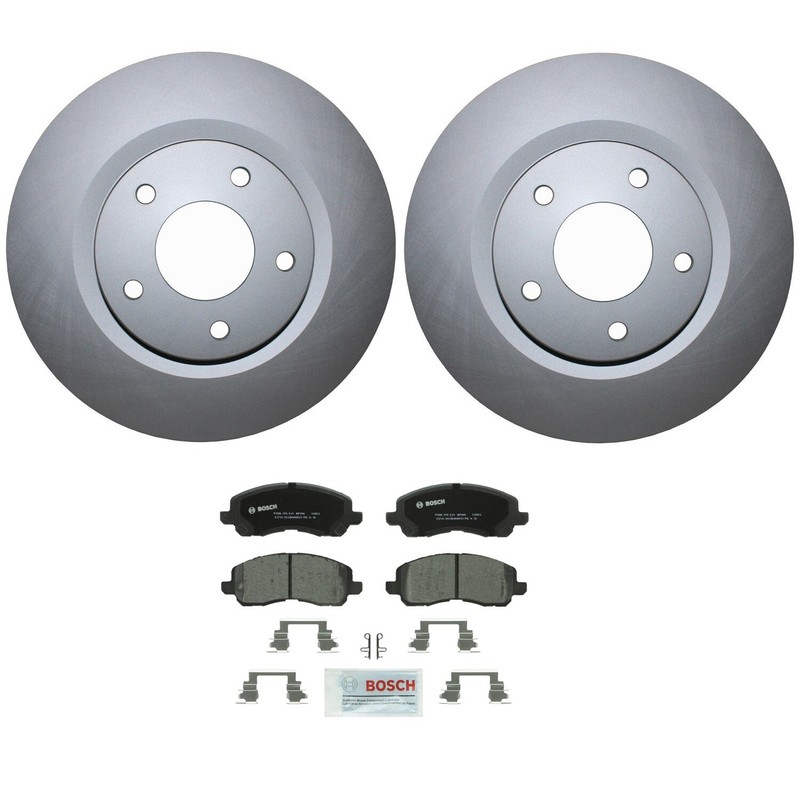 Front Brake Kit 294mm Rotors Bosch Semi-Met Pads For 200 Caliber Compass Patriot gallery