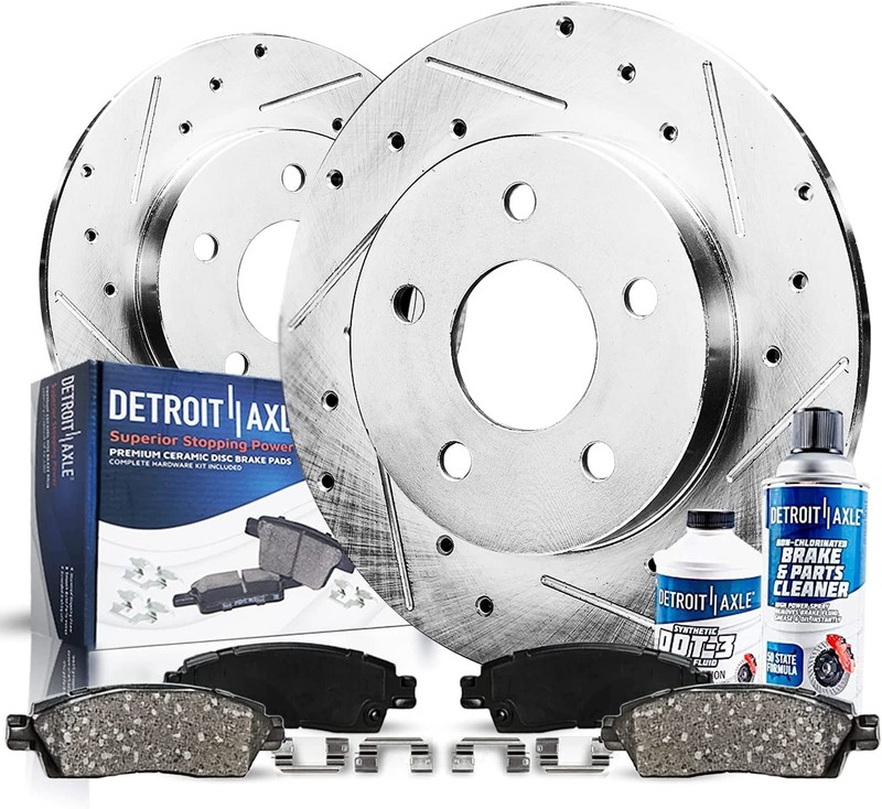 Rear Brake Pads Rotors for 1998-2004 Volkswagen Passat