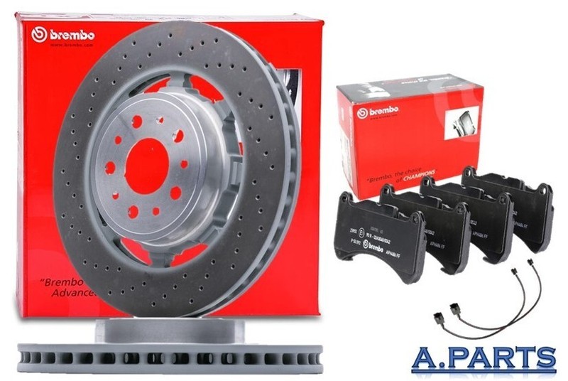 Brembo brake set fully drilled WK 360 mm Maserati Gran Turismo Grancabrio
