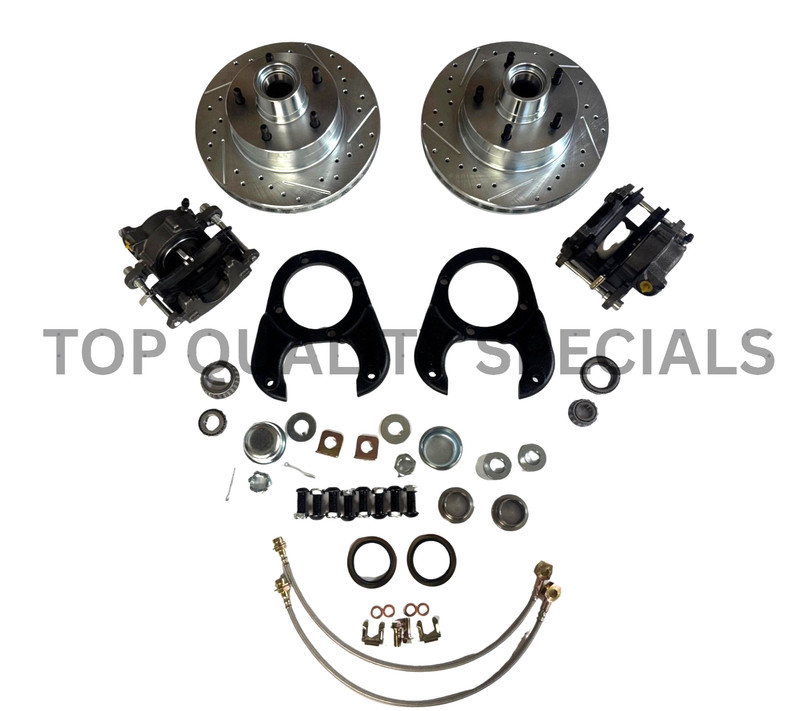 1937 - 1948 Early Ford Front Disc Brake Conversion Kit w/ Spindles gallery