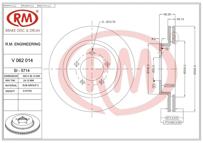 Rear Brake Rotor/Disc Fit For FORD Explorer Front gallery