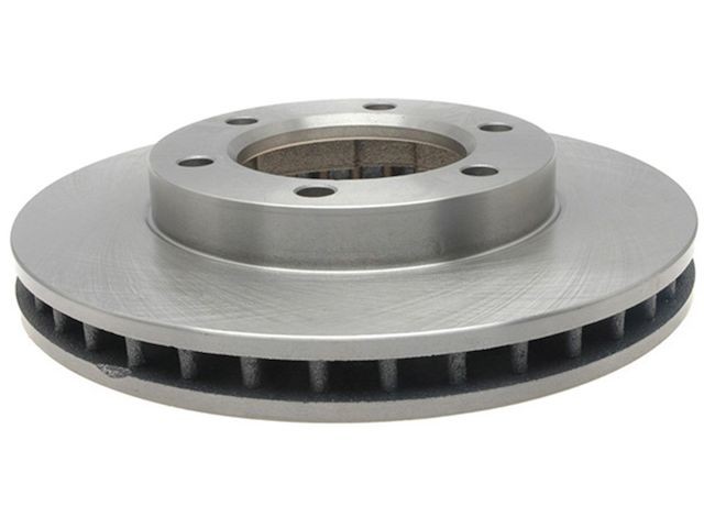 Front AC Delco Silver Non-Coated Brake Rotor fits Chevy V10 1987 48BVRB