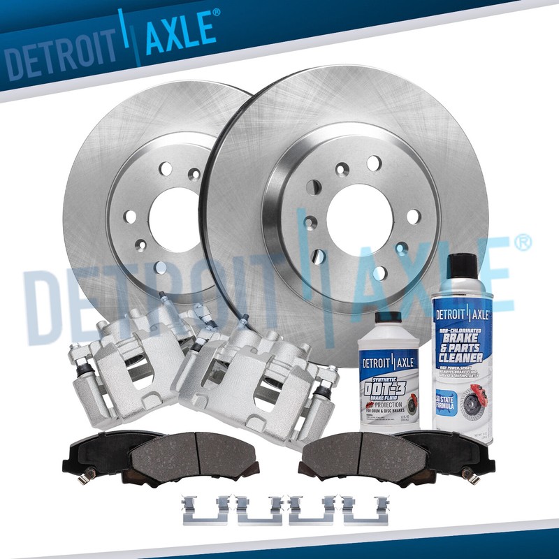 Front Disc Rotors Calipers Brake Pads for 2006 – 2013 Impala Monte Carlo Lucerne