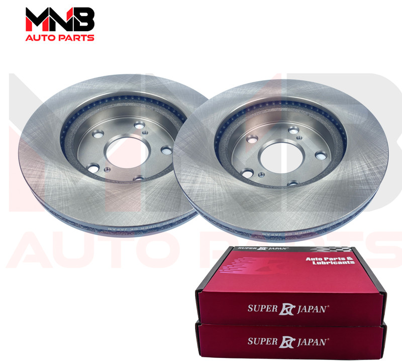 FRONT BRAKE DISCS FITS TOYOTA IMPOPT PRIUS PLUS ALPHA 12-25 COROLLA RUMION 07-15