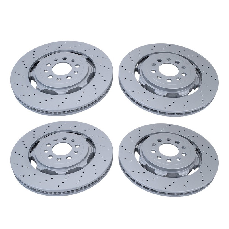 Kit Front Rear Brake Rotors For Alfa Romeo Giulia Stelvio Quadrifoglio 2017-2024