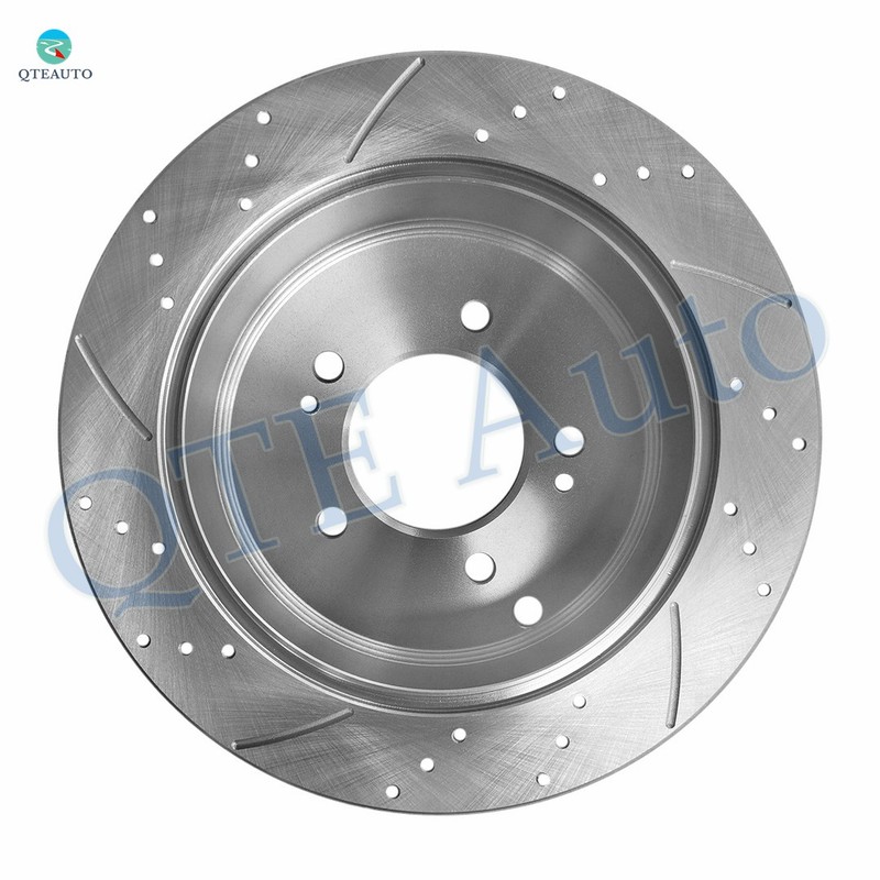 Rear 284mm Drilled Slotted Brake Disc Rotors For 2010 2015 Hyundai Tucson gallery