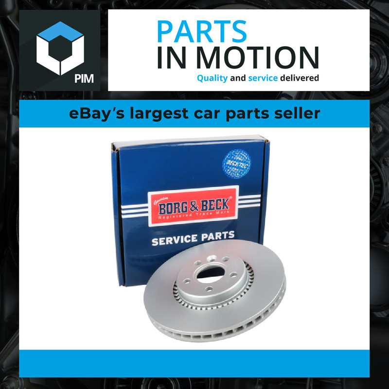 2x Brake Discs Pair Vented fits VOLVO V70 Mk3 Front 07 to 15 316mm Set B&B New