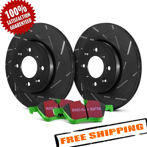 EBC S2KR1294 Stage 2 Sport Slotted Rear Brake Kit for 02-10 Lexus SC430