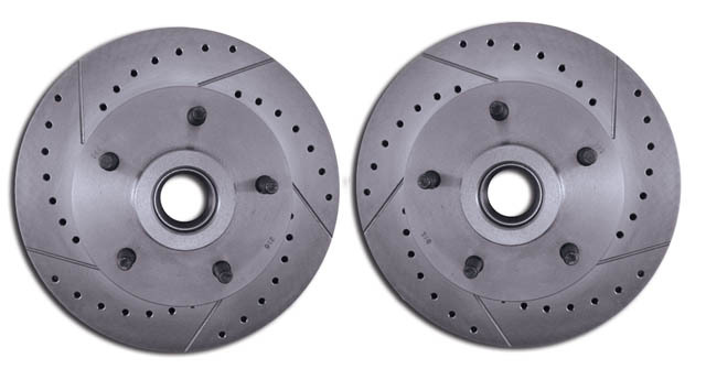 1964-72 Chevelle El Camino Wilwood Front & Rear Disc Brake Kit 2" Drop Spindle gallery