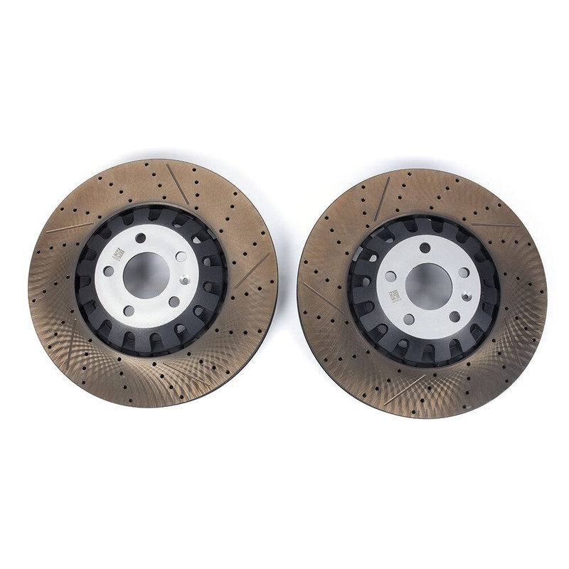 New Performance 2Pcs Front 375mm Vented Brake Disc Rotors For Audi A6 A8 Q7 Q8 gallery