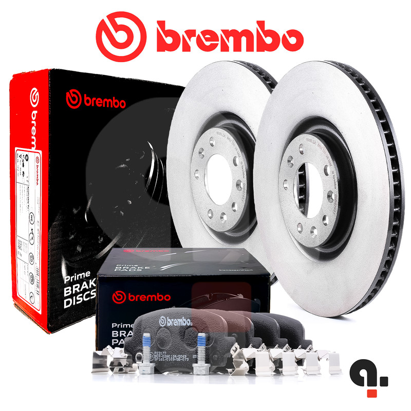 Brembo rear brake discs + pads kit for Jeep Renegade Compass Fiat500X