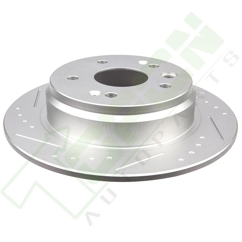 2x Rear 282 mm Brake Rotors Set Fits 1999-2003 Acura TL Base Sedan 02-03 Type-S gallery