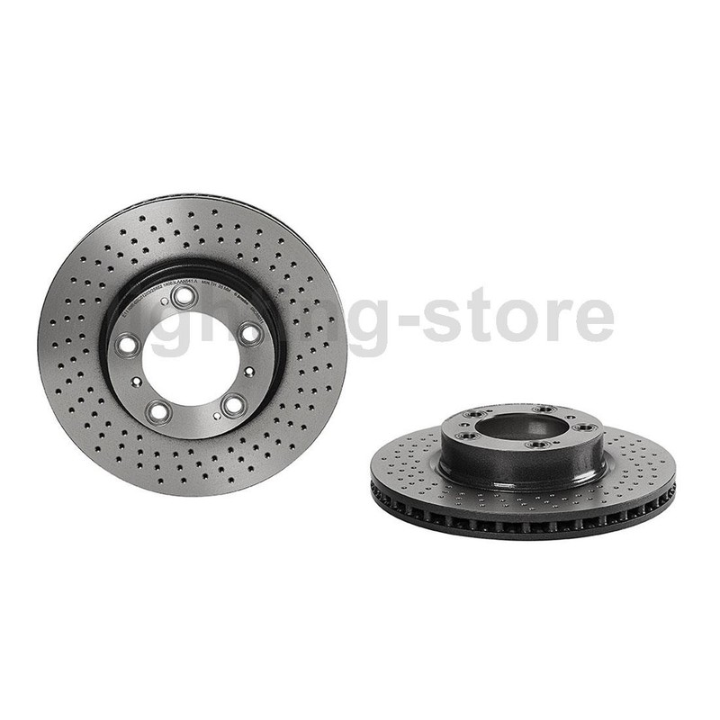 Front+Rear Brake Pads and Disc Rotors full set Fits Porsche Boxster 3.4L gallery