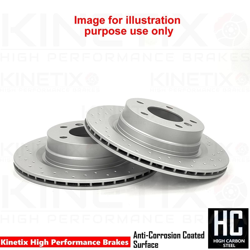 FOR BMW 320d F30 F31 F34 M SPORT DRILLED FRONT REAR BRAKE DISCS BREMBO PADS gallery