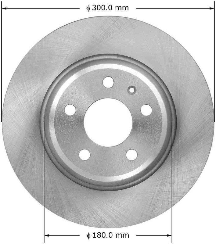Disc Brake Rotor-Sedan Bendix PRT5993