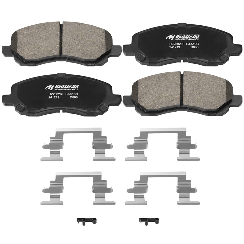 Ceramic Brake Pads Front Drilled Rotorsfor Compass Caliber JP Patriot MITSUBISHI gallery