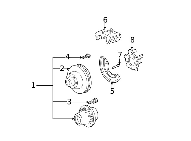 Genuine Ford Disc Brake Rotor 5U2Z-1V125-MF gallery