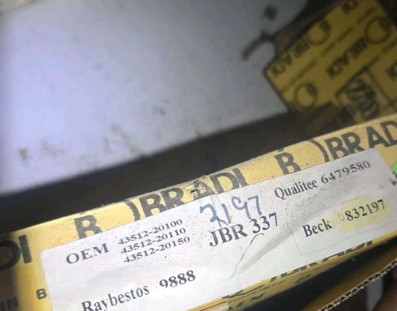 NOS Disc Brake Rotor Bradi JBR337 Ref. 9888 080-2197 for 86-89 Toyota Celica gallery