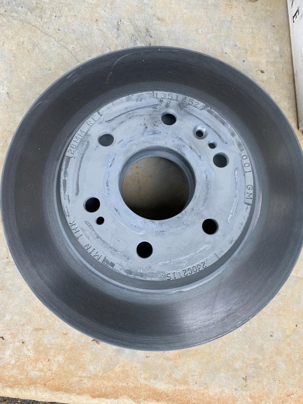 21 22 Cadillac Escalade brake rotor front New take off OEM coated 13542112 LL589