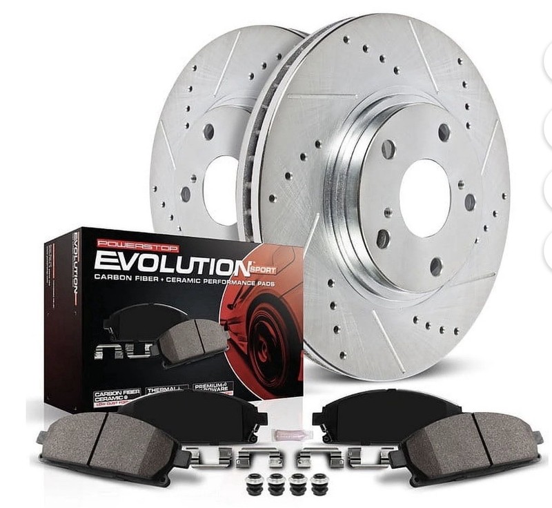 This is a PowerStop brake kit. Vehicle LAND ROVER Select Models K4615.