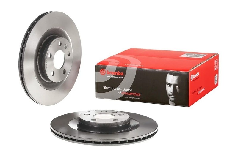 Brembo 09.C938.11 Prime UV Coated Vented Brake Rotors – Rear Pair