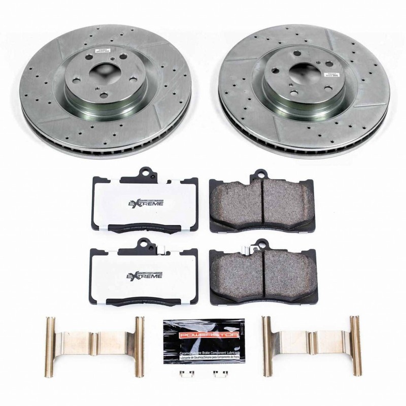 Power Stop Brake Kit For Lexus RC300 2016 17 18 19 2020 Front Z26 Street Warrior