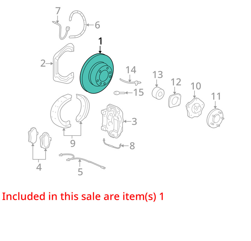 Porsche 996 997 911 Rear Left or Right Brake Disc Rotor 1999 - 2012 OEM gallery