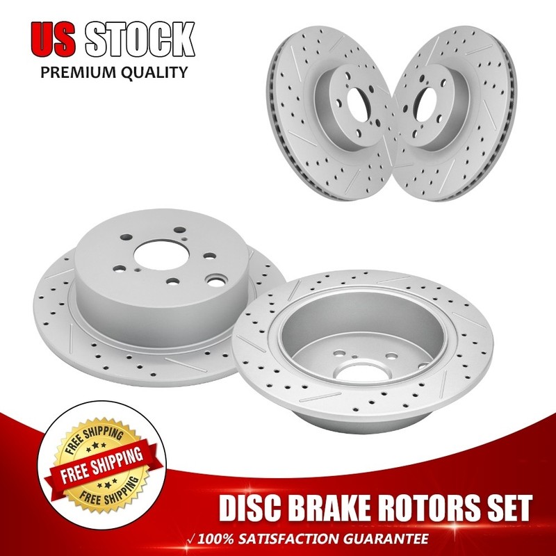 Front & Rear Brake Rotors For 2013-2018 Subaru XV Crosstrek Forester Crosstrek